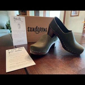 Sandgrens Swedish Wooden Closed Back Clog- Bridget